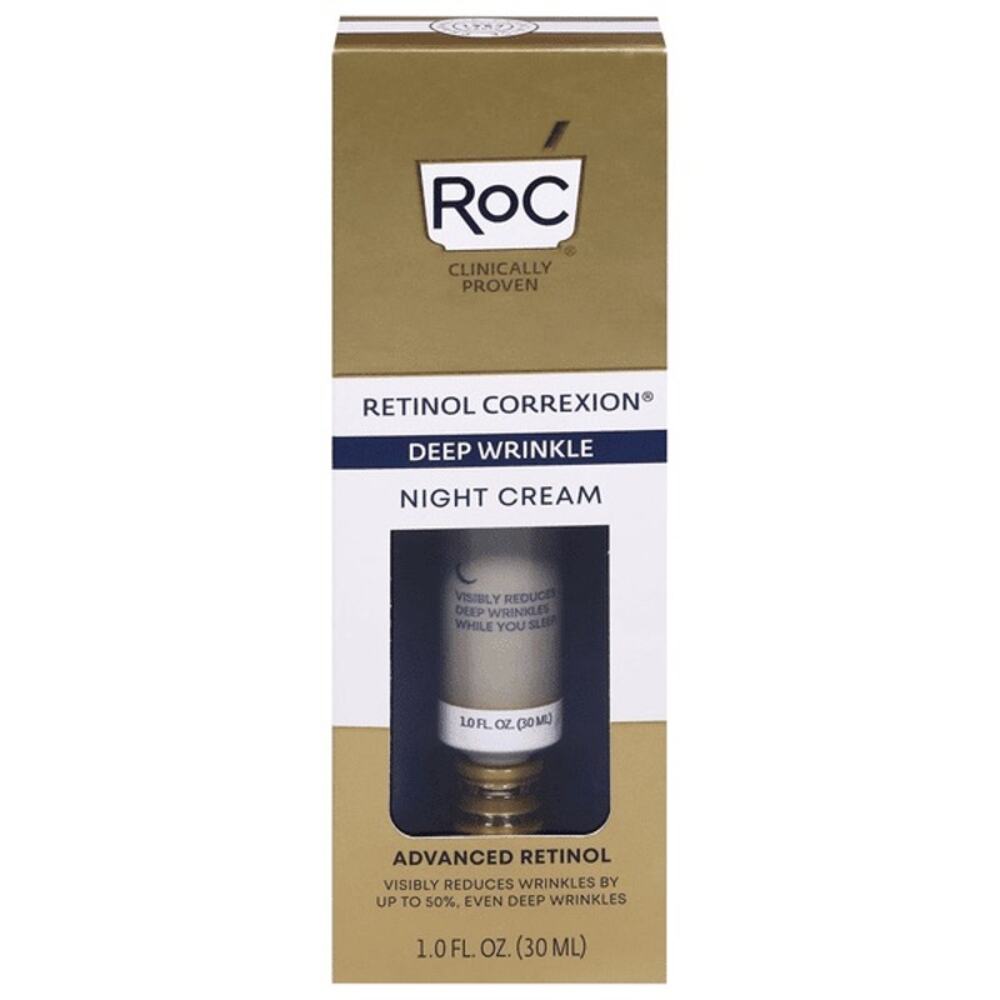NEW RoC Retinol Correxion Deep Wrinkle Night‎ Cream Anti Aging Skincare Repair